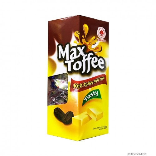 Kẹo Hải Hà Max Toffee HG Bát Giác Nâu 200gr